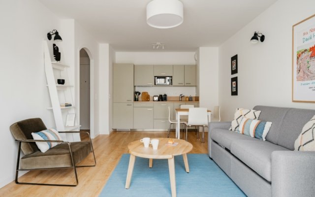 Photo montrant suite urbaine adaptée aux voyages d’affaires