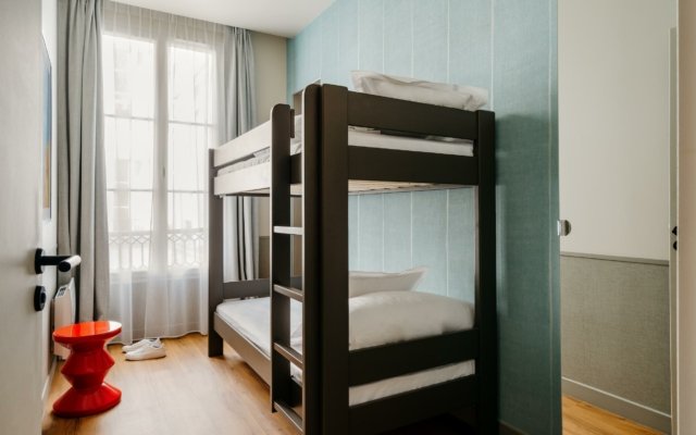 chambre avec lits superposés, suite idéale pour un séjour familial