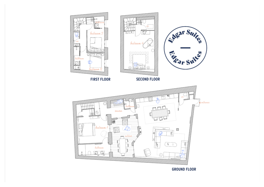 plan of Urban Suite Carrières